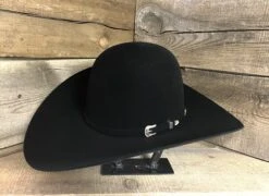 American Hat American Hat Co. 10X Black Open 4 1/2" Felt -Ariat Store american hat american hat co 10x black open 4 1 2 2