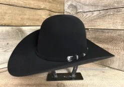 American Hat American Hat Co. 20X Black 4 1/4'' Brim