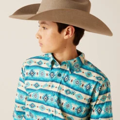 Ariat Ariat Boy's Brent Classic Fit Button Down Shirt -Ariat Store ariat ariat boys brent classic fit button down shi 3