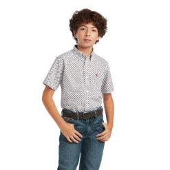 Ariat Ariat Boy's Fionn Classic Fit Button Down Shirt