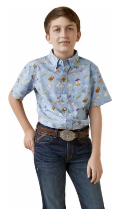 Ariat Ariat Boy's Maurico Classic Fit Button Down Shirt