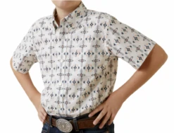 Ariat Ariat Boy's Short Sleeve Otto Shirt
