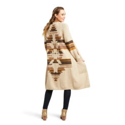 Ariat Ariat Ladies Oatmeal Rooftop Heather Cardigan -Ariat Store ariat ariat ladies oatmeal rooftop heather cardiga 4