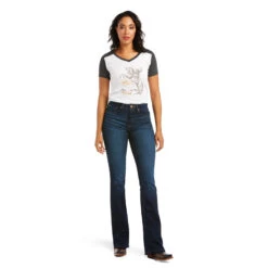 Ariat Ariat Ladies R.E.AL. High Rise Ballary Boot Cut Jean -Ariat Store ariat ariat ladies real high rise ballary boot cut 2