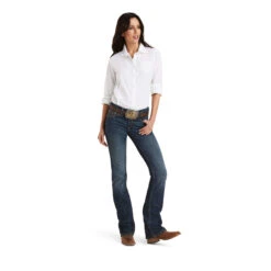 Ariat Ariat Ladies R.E.A.L. Mid Rise Amora Boot Cut Jean -Ariat Store ariat ariat ladies real mid rise amora boot cut je 1