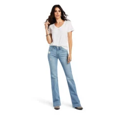 Ariat Ariat Ladies Slim Trouser Aisha Wide Leg Jean -Ariat Store ariat ariat ladies slim trouser aisha wide leg jea 2