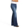Ariat Ariat Ladies Trouser Mid Rise Stretch Kelsea Wide Leg Jean -Ariat Store ariat ariat ladies trouser mid rise stretch kelsea