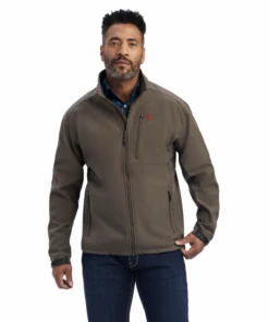 Ariat Ariat Men's Banyan Bark Logo 2.0 Softshell Jacket C4