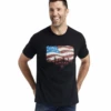 Ariat Ariat Men's Black Flagscape Graphic Tee -Ariat Store ariat ariat mens black flagscape graphic tee