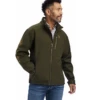 Ariat Ariat Men's Brine Olive Logo 2.0 Softshell Jacket C4 -Ariat Store ariat ariat mens brine olive logo 20 softshell jac