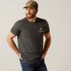Ariat Ariat Men's Charcoal Graphic Tee -Ariat Store ariat ariat mens charcoal graphic tee