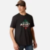 Ariat Ariat Men's Durango Diamond Black Tee -Ariat Store ariat ariat mens durango diamond black tee