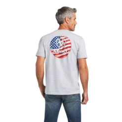 Ariat Ariat Men's Flag Circle T-Shirt -Ariat Store ariat ariat mens flag circle t shirt 3