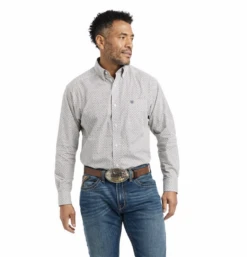 Ariat Ariat Men's Gilean White Patterned Shirt