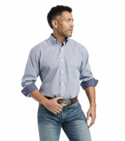 Ariat Ariat Men's Isaac Blue Long Sleeve Shirt