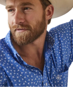 Ariat Ariat Men's Leeland Fitted Button Shirt -Ariat Store ariat ariat mens leeland fitted button shirt 2