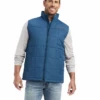 Ariat Ariat Men's Majolica Blue Crius Insulated Vest C4 -Ariat Store ariat ariat mens majolica blue crius insulated ves