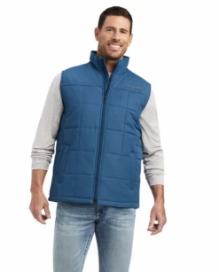 Ariat Ariat Men's Majolica Blue Crius Insulated Vest C4