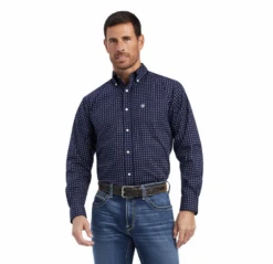 Ariat Store -Ariat Store ariat ariat mens niko fitted long sleeve shirt 1