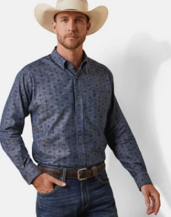 Ariat Ariat Men's Noah Chambray Western Shirt