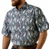 Ariat Ariat Men's O'Shea Leaf Short Sleeve Shirt
