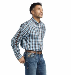 Ariat Ariat Men's Pro Team Cade Ocean Shirt