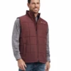 Ariat Ariat Men's Red Mahogany Crius Insulated Vest C4 -Ariat Store ariat ariat mens red mahogany crius insulated vest