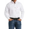 Ariat Ariat Men's Solid White Button Up Shirt -Ariat Store ariat ariat mens solid white button up shirt