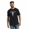 Ariat Ariat Men's Steer Skull USA T-Shirt -Ariat Store ariat ariat mens steer skull usa t shirt