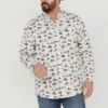 Ariat Ariat Men's Surfing Longhorn Long Sleeve Shirt