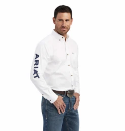 Ariat Ariat Men's Team White Twill LS Shirt