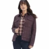 Ariat Ariat Women's Puffer Trucker Mulberry Wine Jacket C4 -Ariat Store ariat ariat womens puffer trucker mulberry wine ja