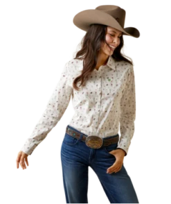 Ariat Ariat Women's Santa Fe Wrinkle Resist Kirby Stretch Button Down Shirt