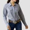 Ariat Ariat Women's Windward Striped Long Sleeve Shirt -Ariat Store ariat ariat womens windward striped long sleeve sh
