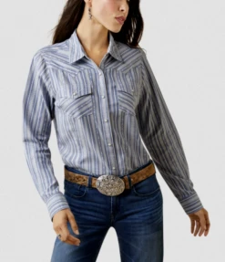 Ariat Ariat Women's Windward Striped Long Sleeve Shirt