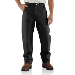 Carhartt Men's Carhartt Double Front Work Dungaree B01 BLK