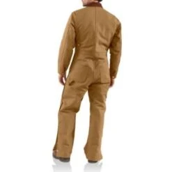 Carhartt Men's Carhartt Quilt Lined Duck Coveralls X01-BRN 5 Carhartt Men's Carhartt Quilt Lined Duck Coveralls X01-BRN -Ariat Store carhartt mens carhartt quilt lined duck coveralls 1