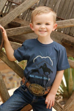 Cinch Cinch Infant Boy's Eat, Sleep, Ride T-Shirt