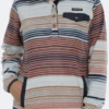 Cinch Cinch Ladies Blanket Stripe Polar Fleece Pullover -Ariat Store cinch cinch ladies blanket stripe polar fleece pul