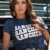 Cinch Cinch Ladies Navy "Ranchin" Tee -Ariat Store cinch cinch ladies navy ranchin tee