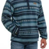 Cinch Cinch Men's Blue Polar Fleece Pullover -Ariat Store cinch cinch mens blue polar fleece pullover