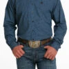 Cinch Cinch Men's Blue Printed Long Sleeve Shirt -Ariat Store cinch cinch mens blue printed long sleeve shirt
