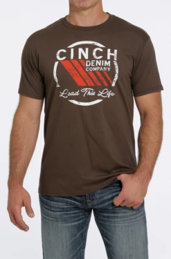 Cinch Cinch Men's Brown Graphic Tee