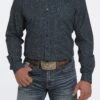 Cinch Cinch Men's Modern Fit Navy Button Down Shirt -Ariat Store cinch cinch mens modern fit navy button down shirt