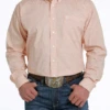 Cinch Cinch Men's Orange Patterned Shirt -Ariat Store cinch cinch mens orange patterned shirt