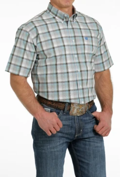 Cinch Cinch Men's Plaid Short Sleeve Shirt