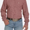 Cinch Cinch Men's Red Button Down Shirt -Ariat Store cinch cinch mens red button down shirt