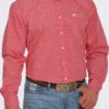 Cinch Cinch Men's Red Patterned Shirt -Ariat Store cinch cinch mens red patterned shirt