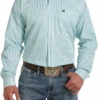 Cinch Cinch Men's Teal Striped Button Up Shirt 1 Cinch Cinch Men's Teal Striped Button Up Shirt -Ariat Store cinch cinch mens teal striped button up shirt