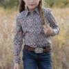 Cinch Cruel Girl's Medallion Print Snap Front Shirt -Ariat Store cinch cruel girls medallion print snap front shirt